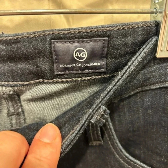 AG Adriano Goldschmied The Farrah Skinny High Rise Dark Wash Skinny Jeans 28R - Picture 9 of 9